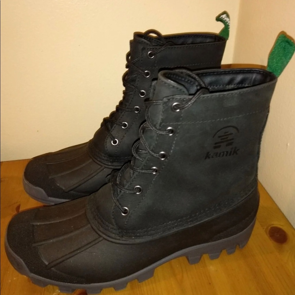 Kamik Boots leather upper